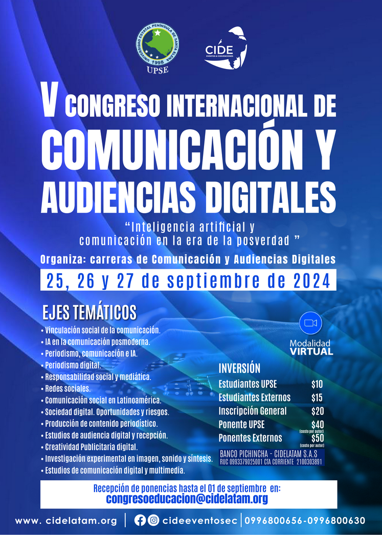 V Congreso Internacional de Comunicación y audiencias digitales ...